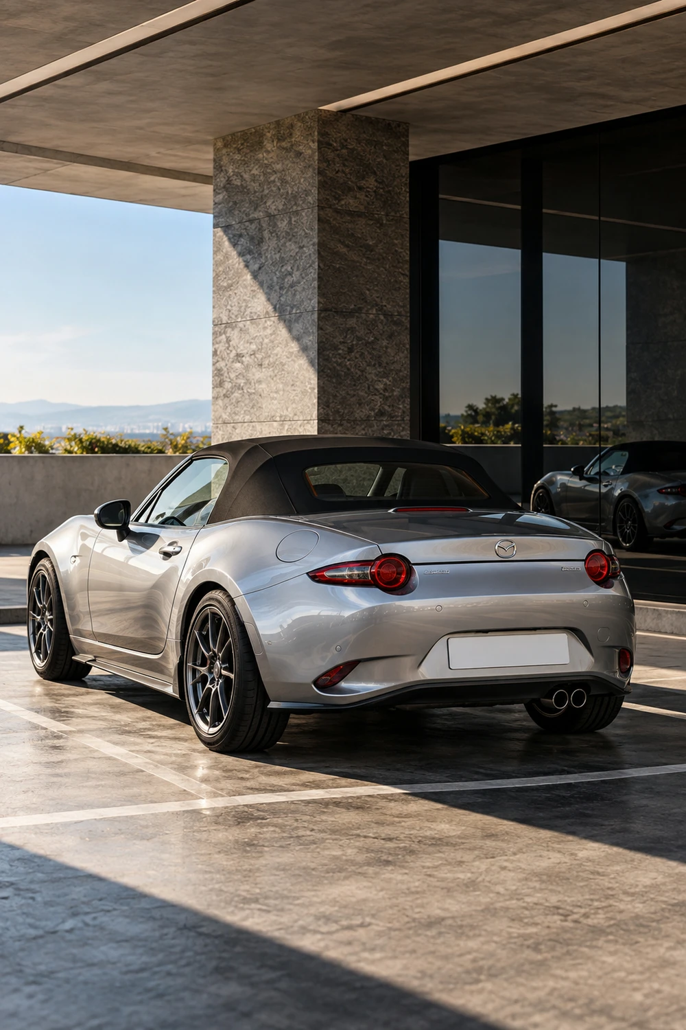 АВТО 1007096 Mazda MX5 ND серебристый линейный свет