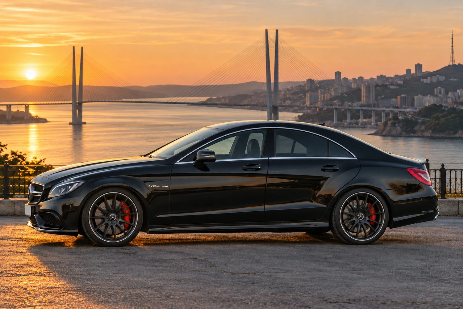 АВТО 1007279 Mercedes CLS63 AMG C218 чёрный Владивосток