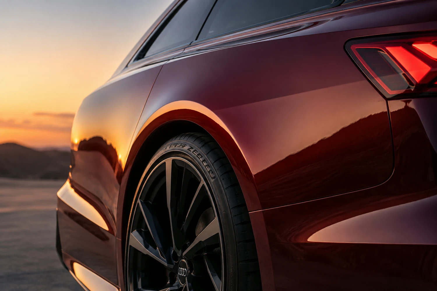 АВТО 1006786 Audi RS6 C8 гранатовый кромка крыла