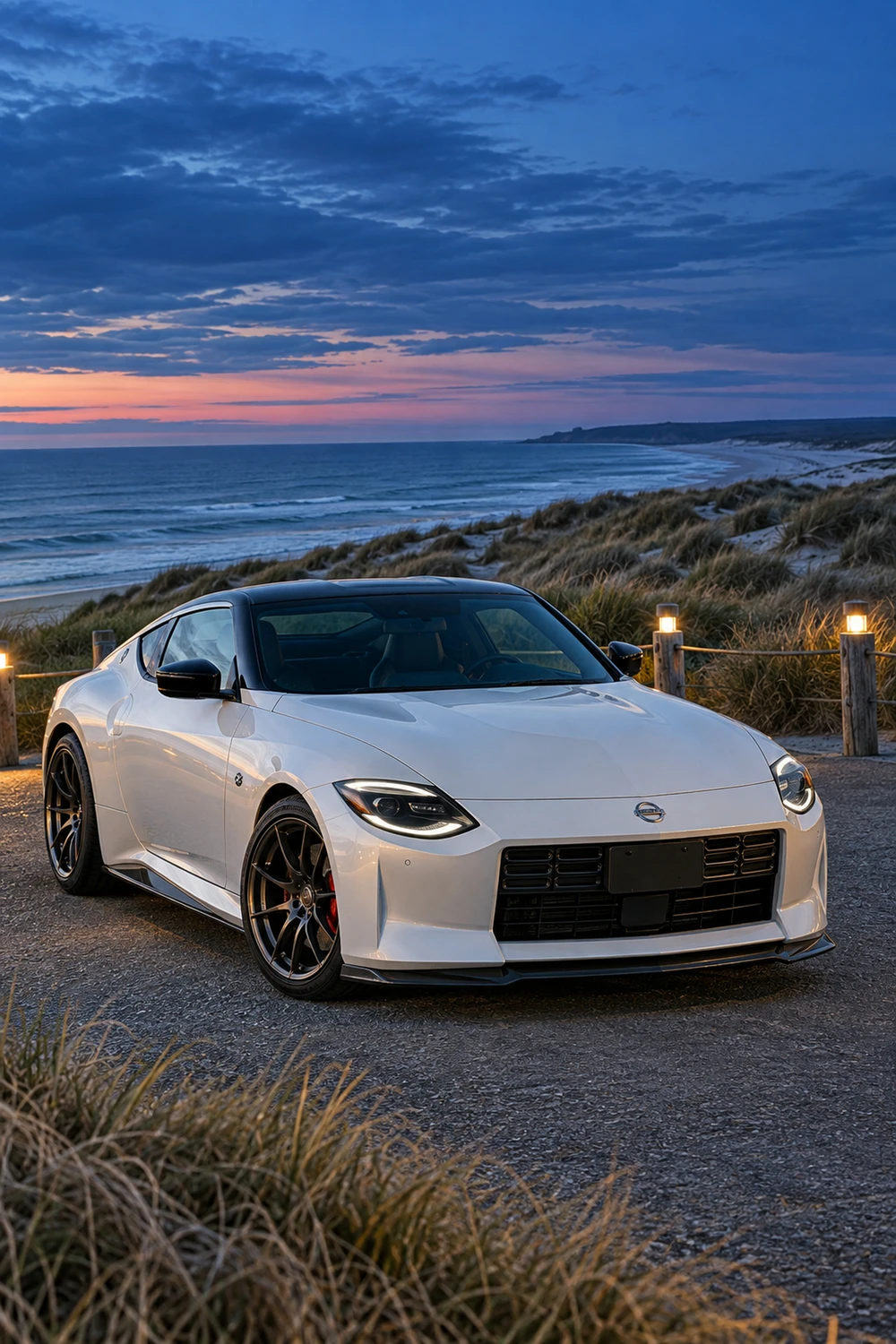 АВТО 1006768 Nissan Z RZ34 белый перламутр ветер в дюнах