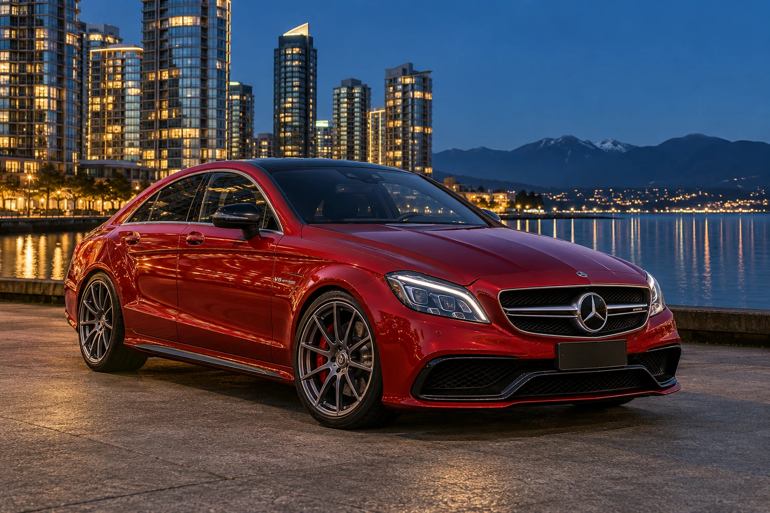 АВТО 1006803 Mercedes CLS63 C218 алый Ванкувер