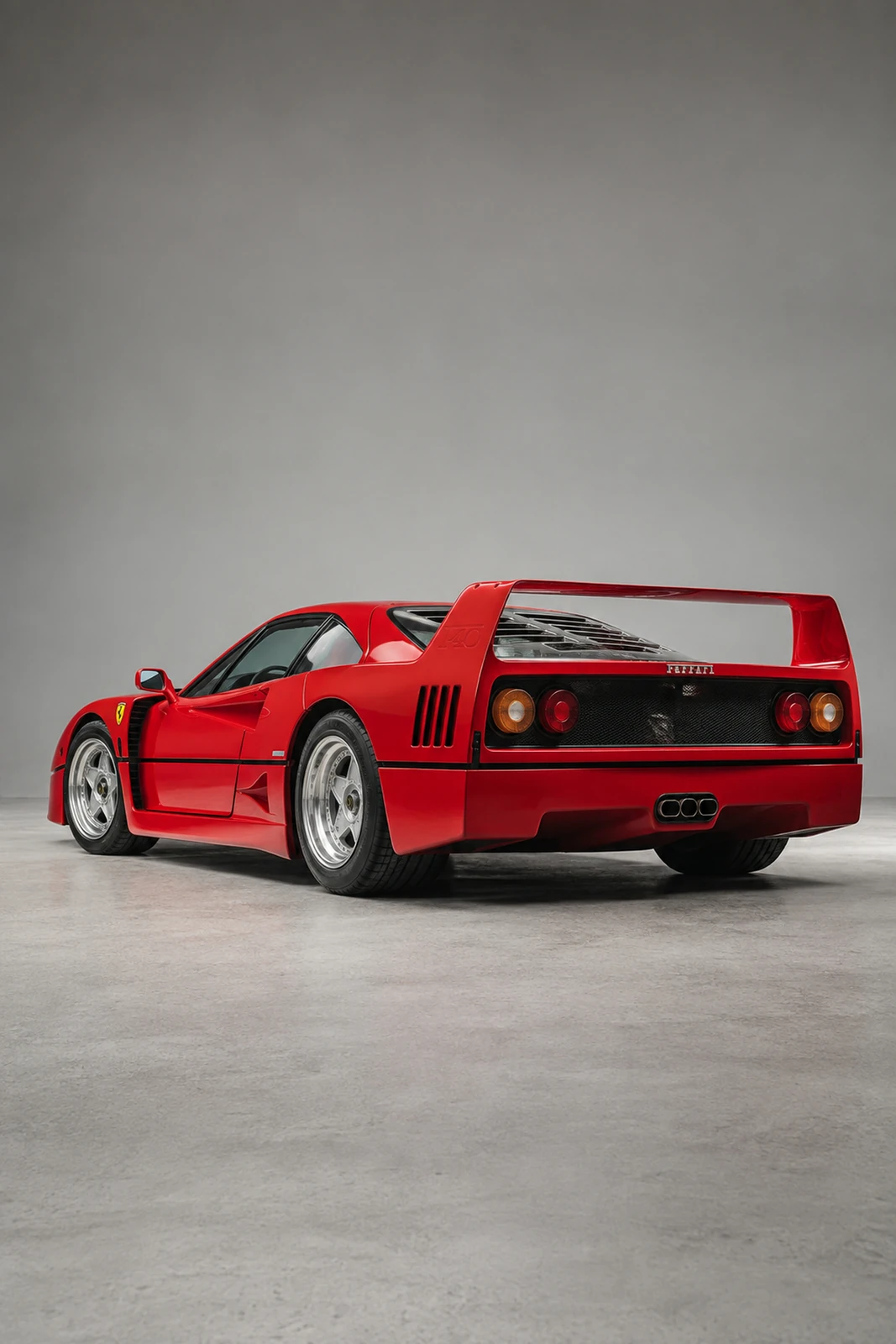 АВТО 1007641 красная Ferrari F40 в студии