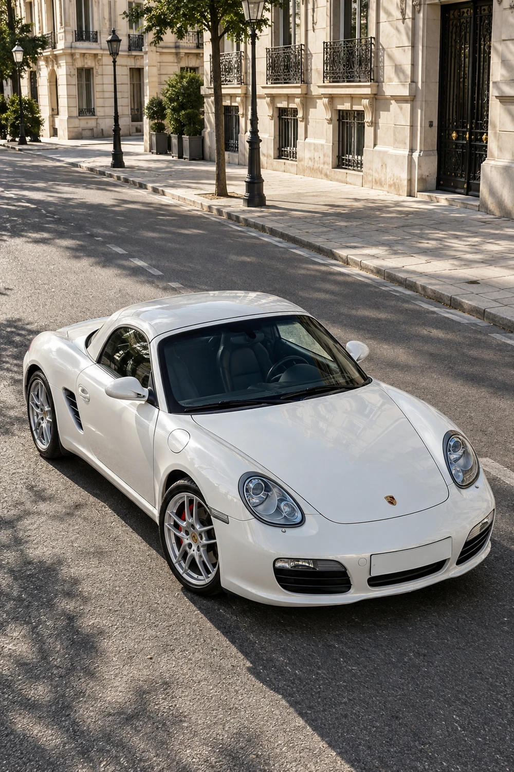 АВТО 1007256 Porsche Boxster S 987 белый Мадрид