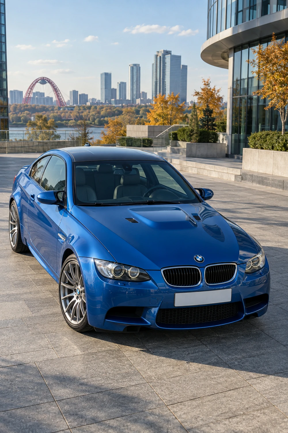 АВТО 1007175 BMW M3 E92 синий Москва