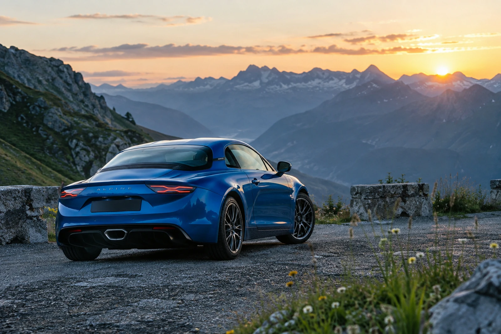 АВТО 1007806 Альпин-A110-альпийский-рассвет
