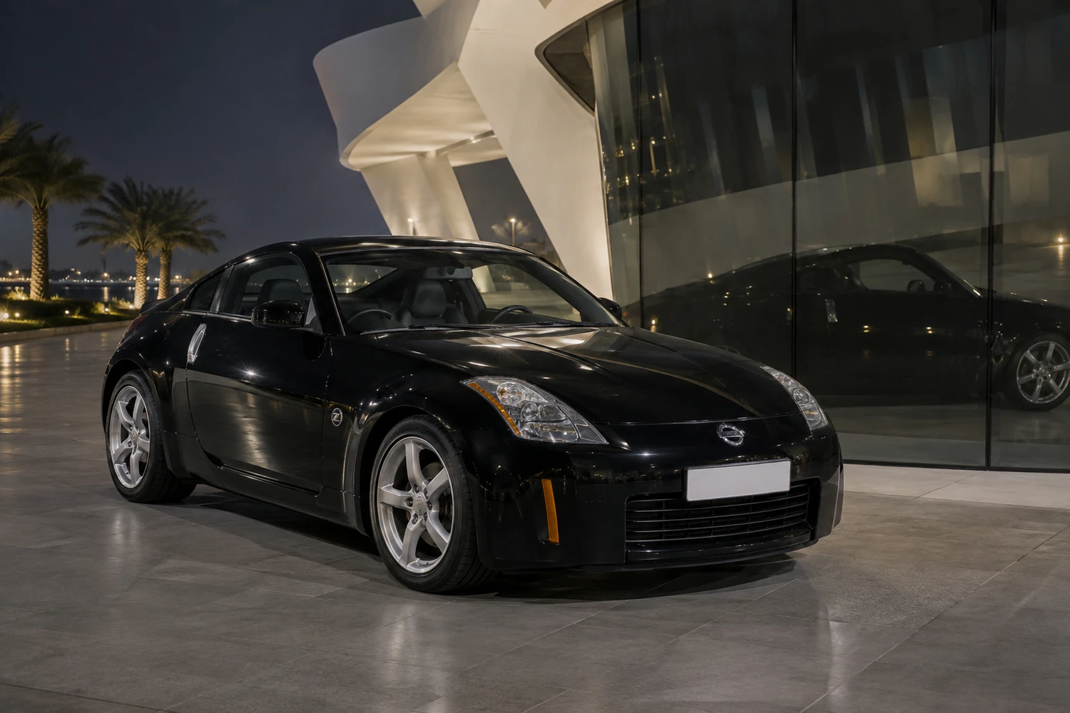 АВТО 1007427 Nissan 350Z Z33 чёрный Абу Даби