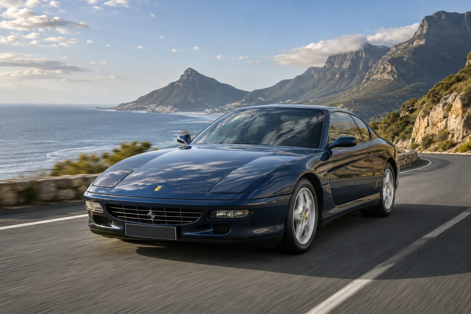 АВТО 1008670 Феррари 456GT синий Кейптаунский океанский утёс