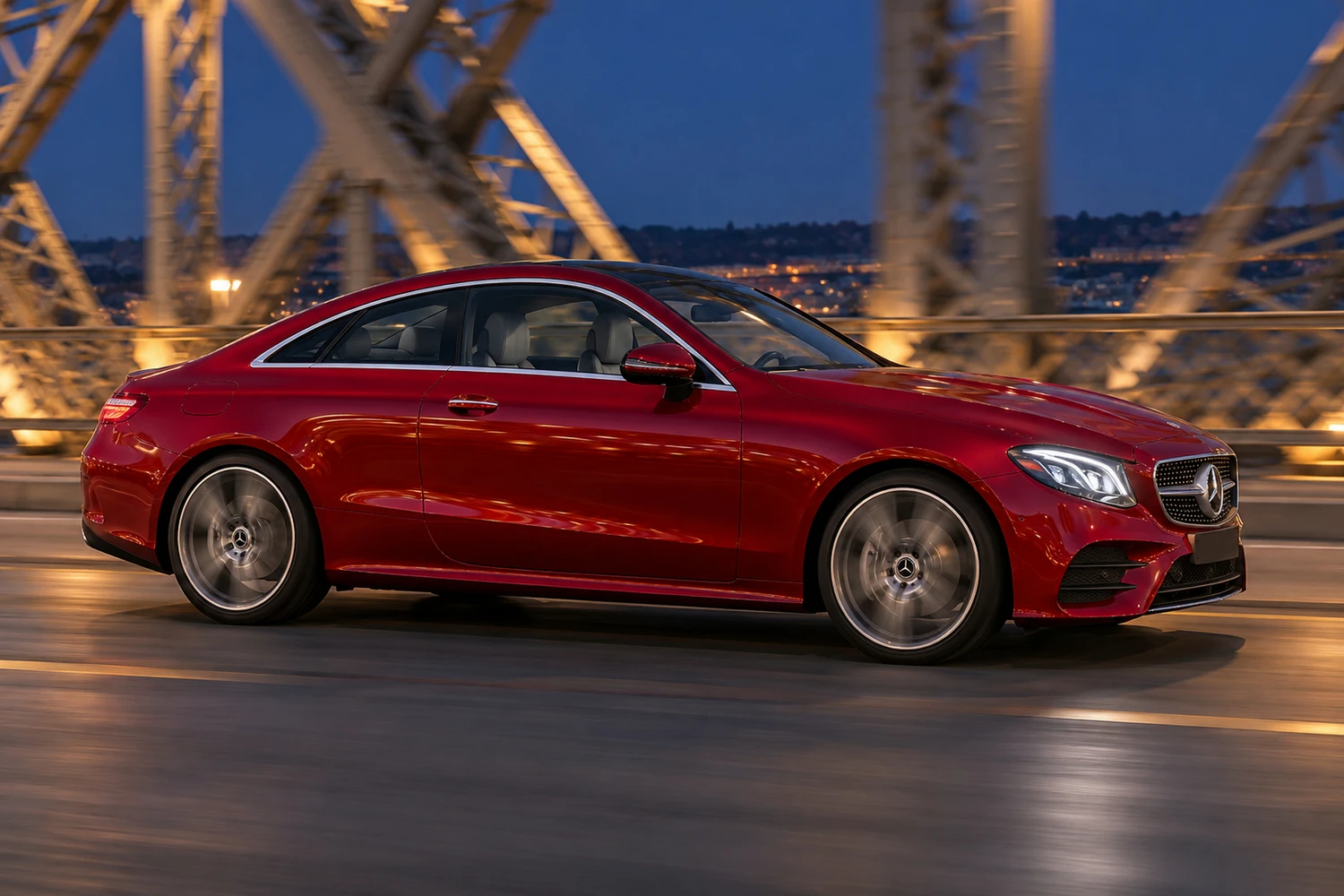 АВТО 1006814 Mercedes E450 C238 алый мост с решёткой