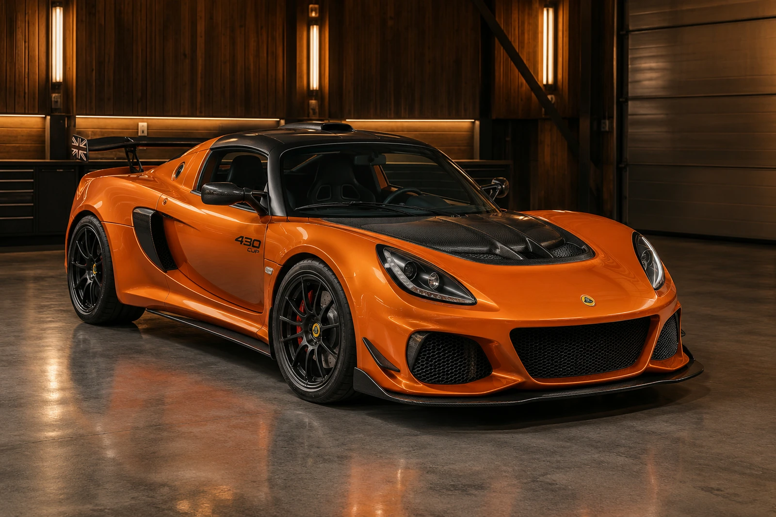 АВТО 1008518 Лотус Exige Cup430 оранжевый Мастерская дерево и металл