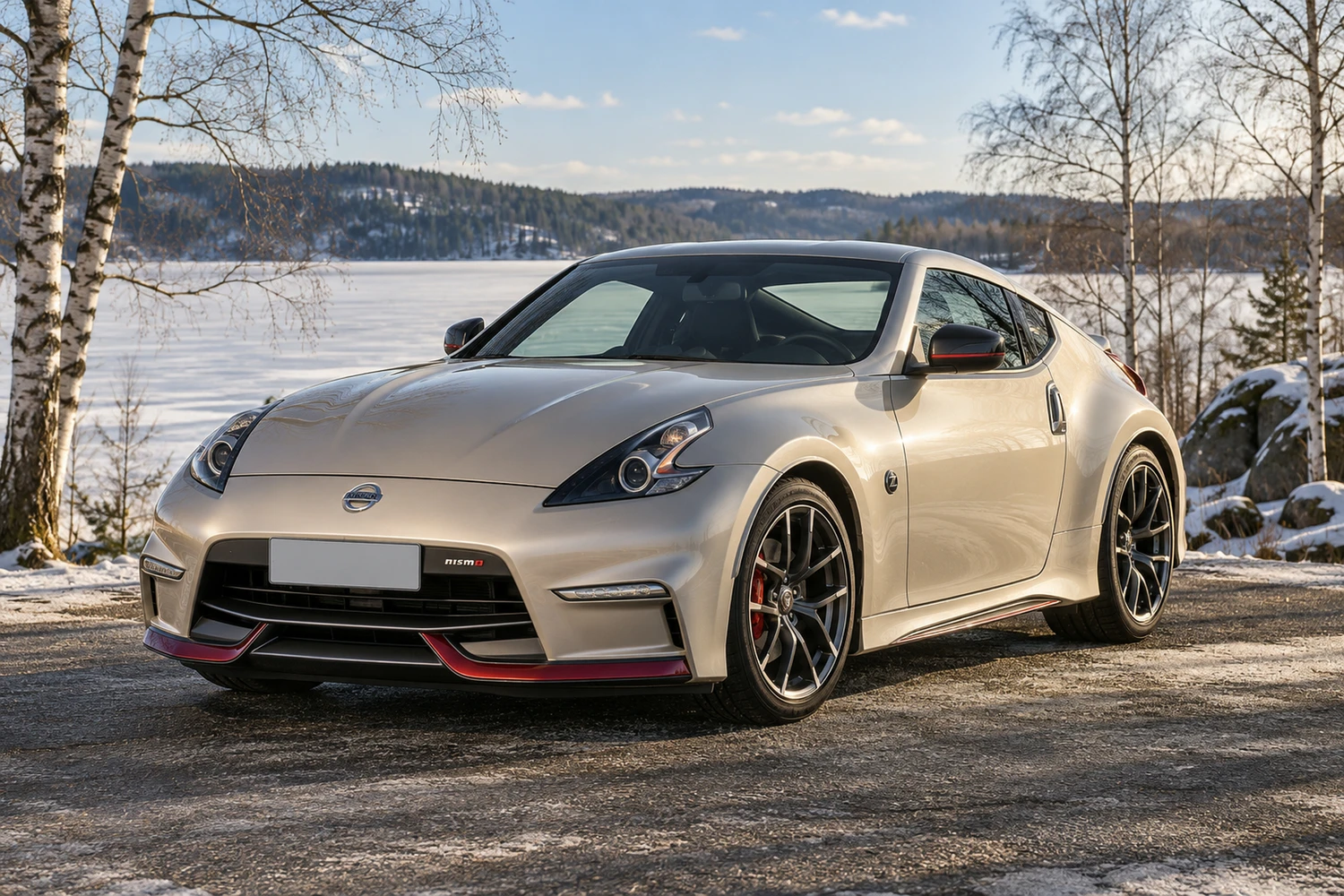 АВТО 1006751 Nissan 370Z Nismo шампань снежные берёзы