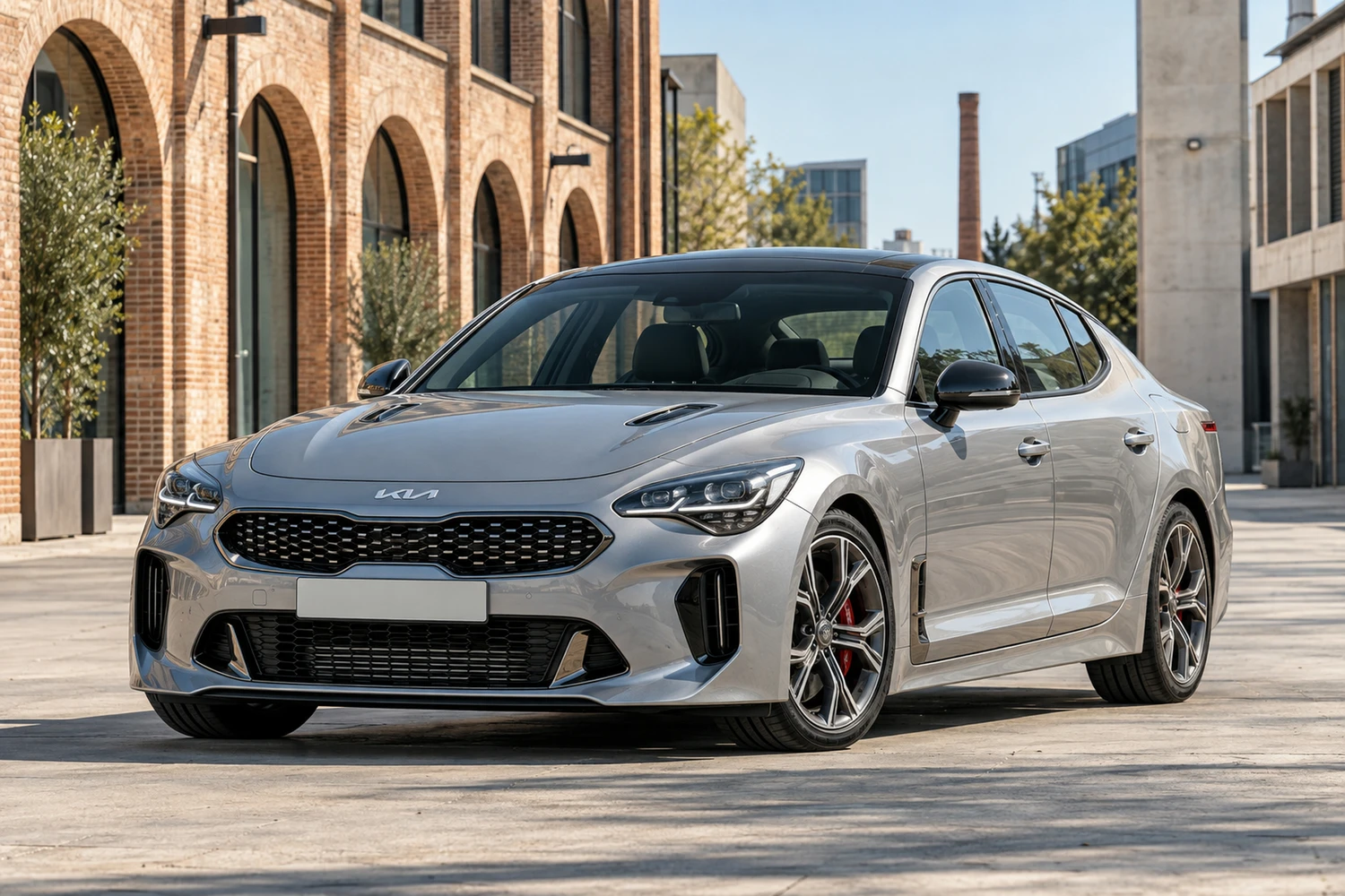 АВТО 1006938 Kia Stinger GT 2021 серебристый Барселона