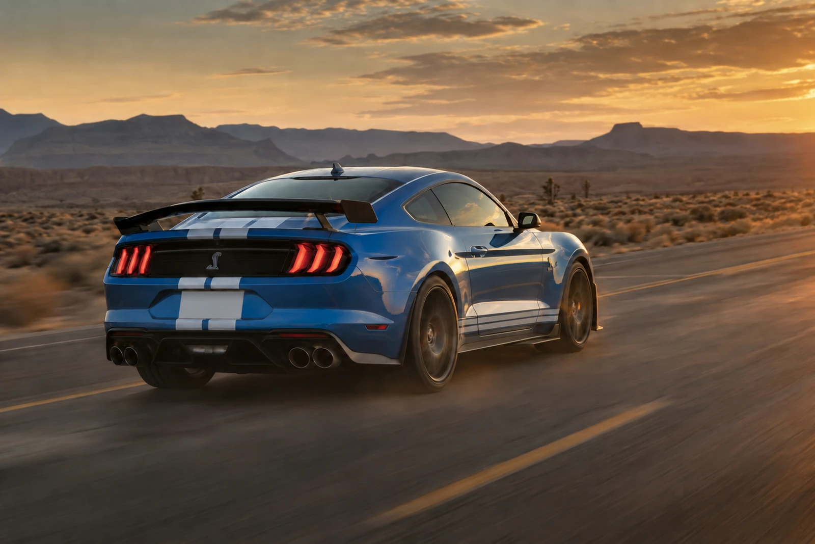 АВТО 1007808 Форд-Mustang-Shelby-GT500-пустыня