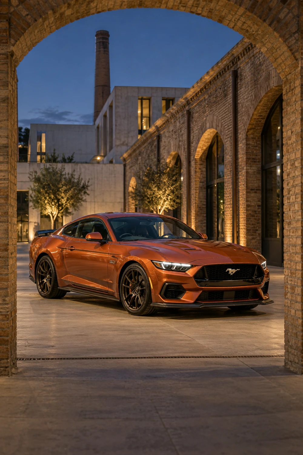 АВТО 1006793 Ford Mustang GT S650 оранжевый Барселона