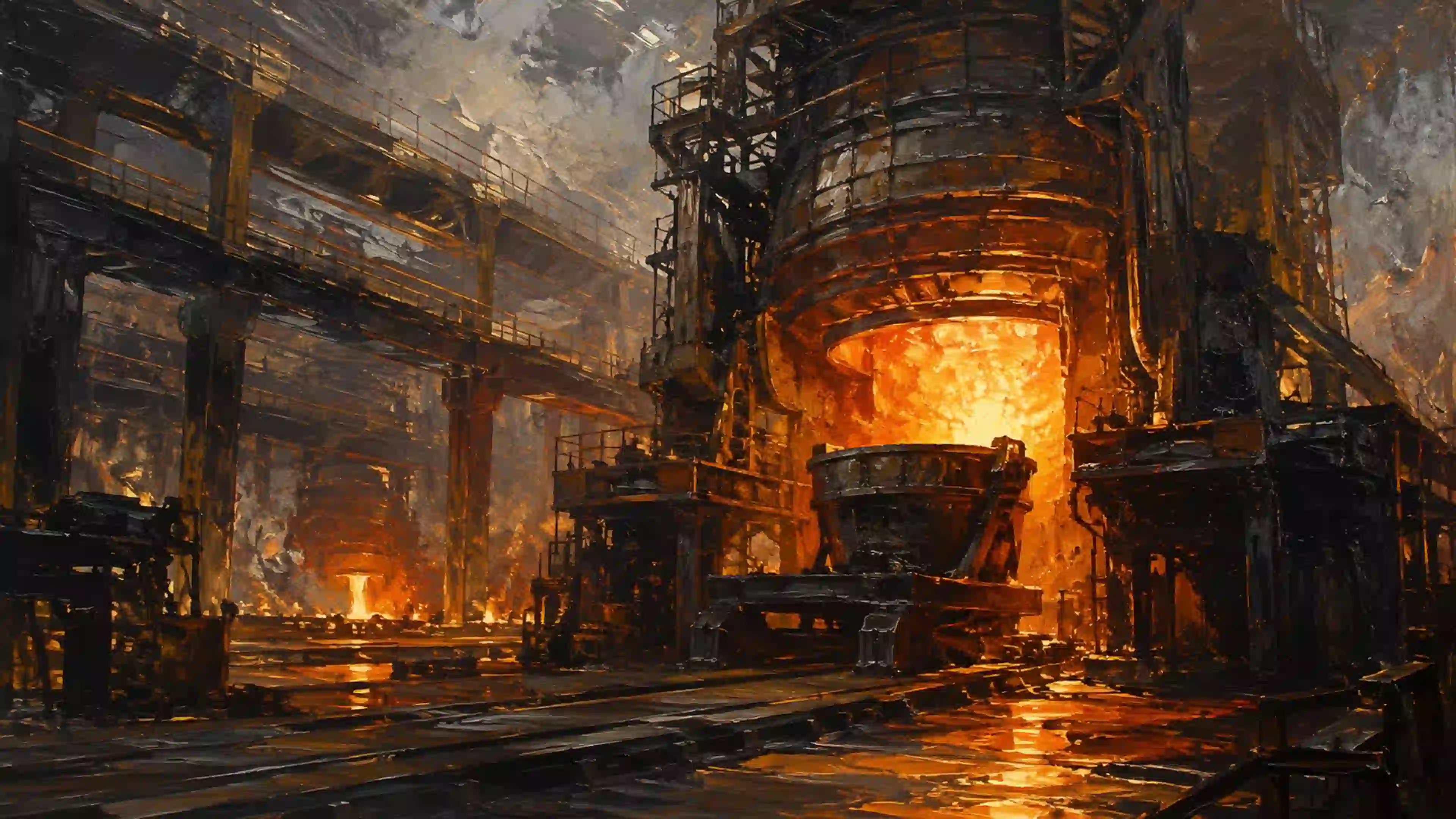 МИКС 000046 огненное сердце сталелитейного цеха