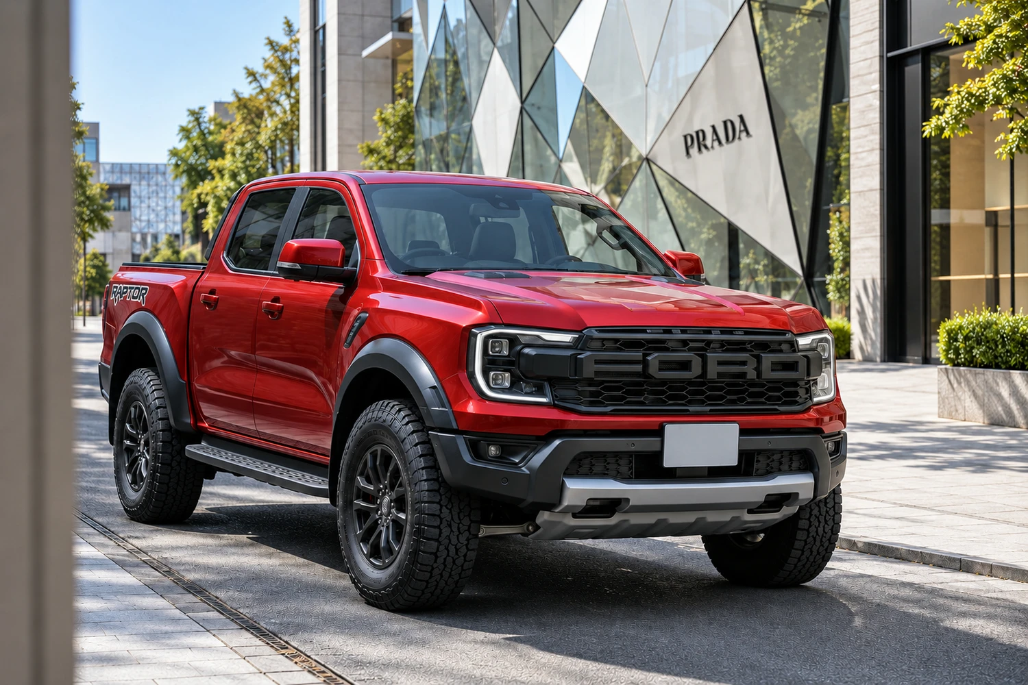 АВТО 1007103 Ford Ranger Raptor красный Токио