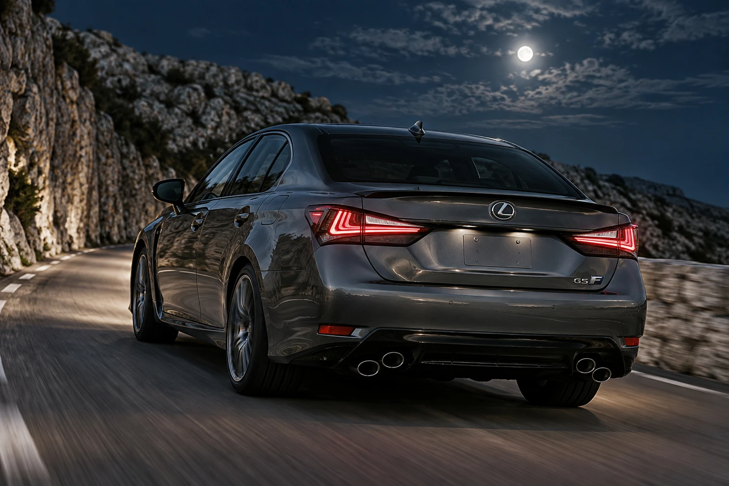АВТО 1006739 Lexus GSF графитовый каменный разрез