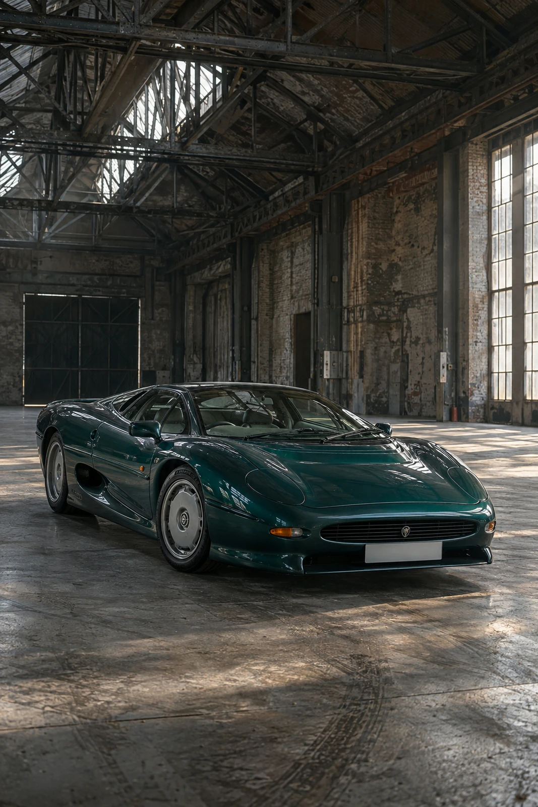 АВТО 1007823 Ягуар-XJ220-старый-ангар
