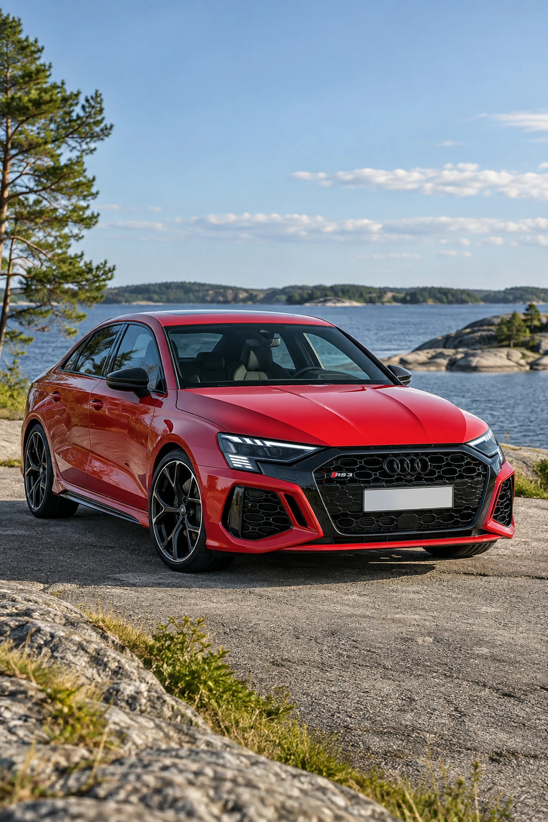 АВТО 1007991 Ауди RS3 красный Шведское озеро