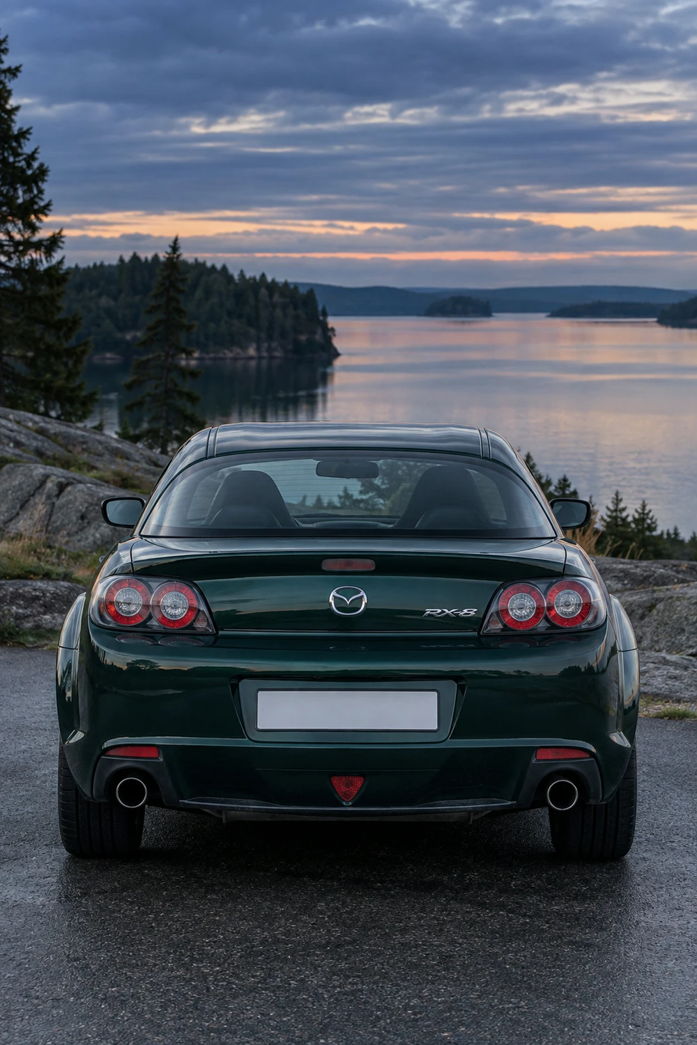 АВТО 1007377 Mazda RX8 зелёный ельник и гранит
