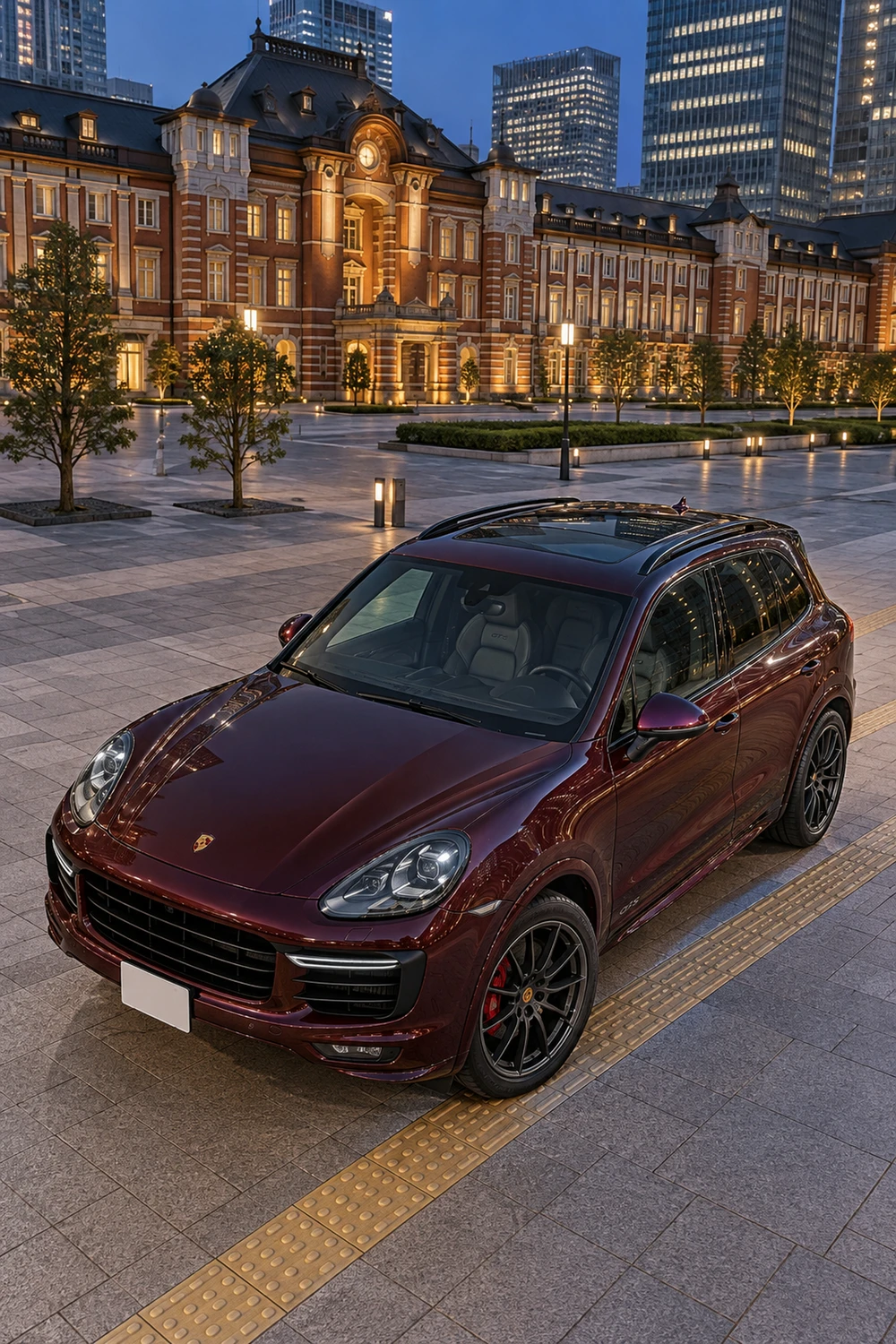 АВТО 1006913 Porsche Cayenne GTS 958 бордовый Токио