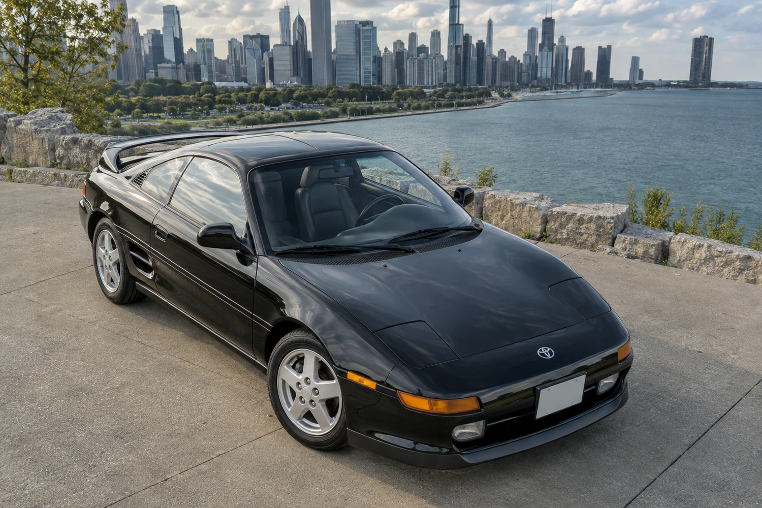 АВТО 1007370 Toyota MR2 SW20 чёрный Чикаго