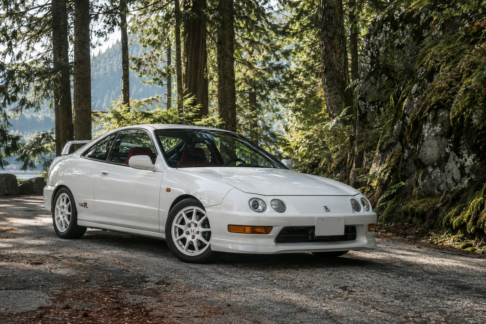 АВТО 1007822 Акура-Integra-Type-R-лесная-дорога