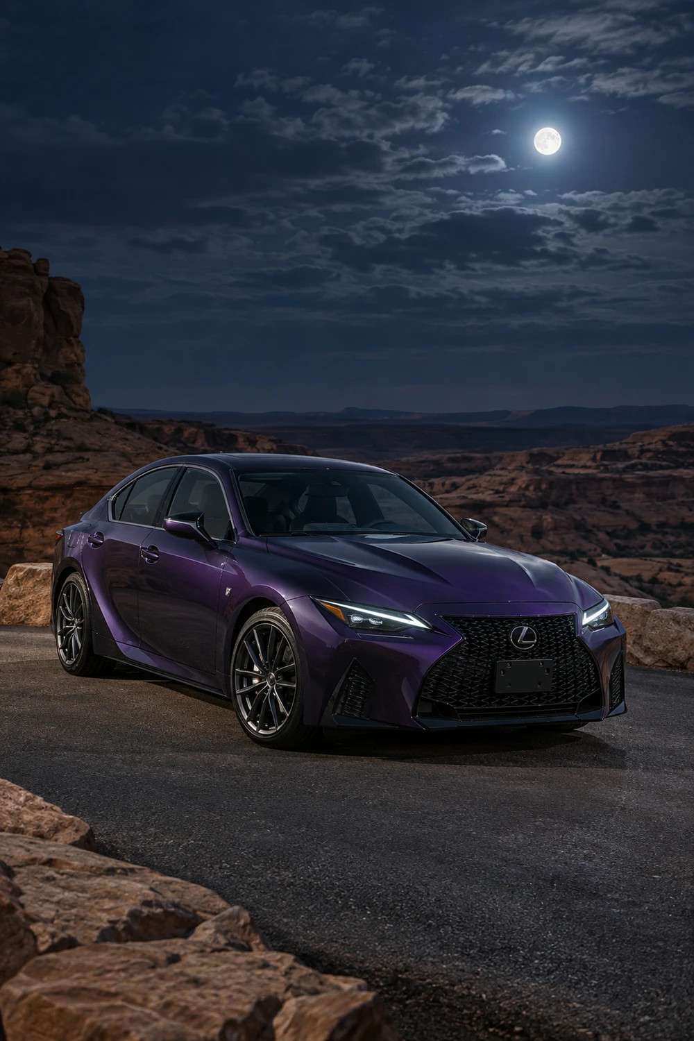 АВТО 1006746 Lexus IS500 фиолетовый лунный песчаник