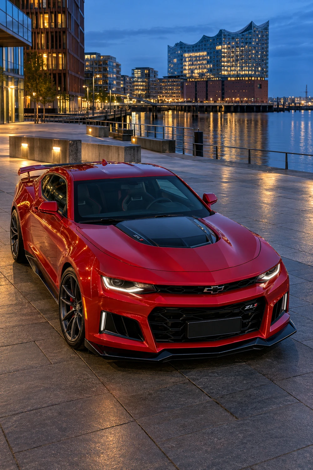 АВТО 1007154 Chevrolet Camaro ZL1 красный Гамбург