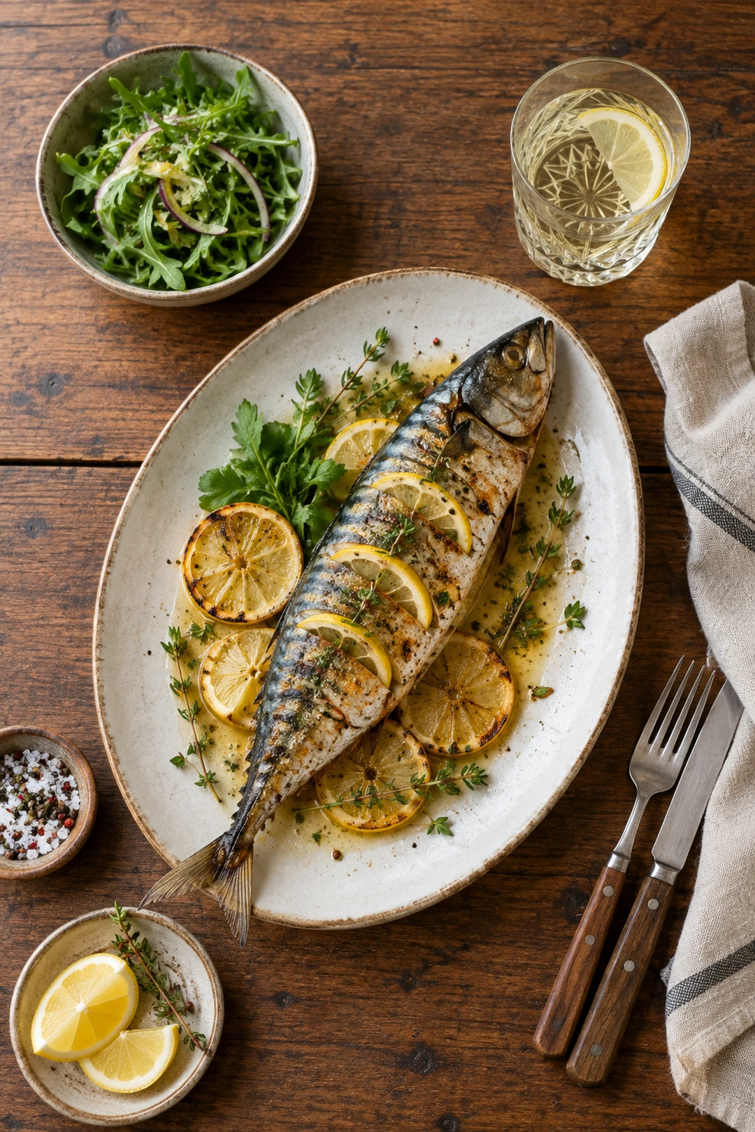 ЕДА 1001829 запечённая скумбрия с лимоном