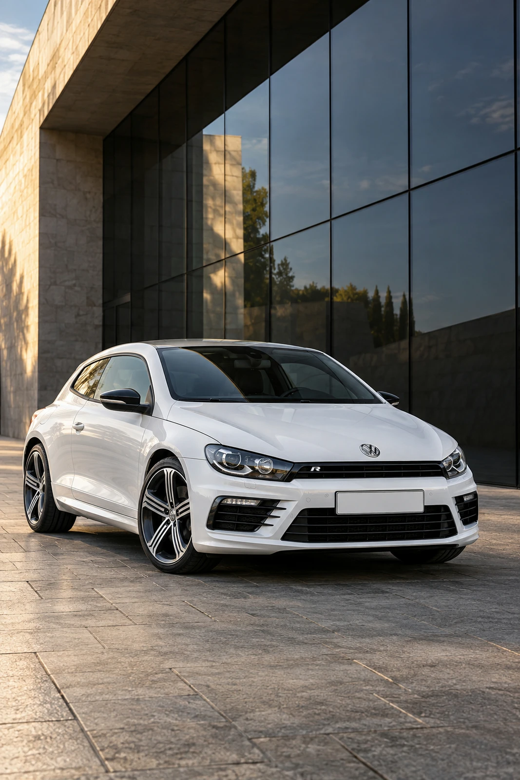 АВТО 1008401 Фольксваген Сирокко R Белый Галерея