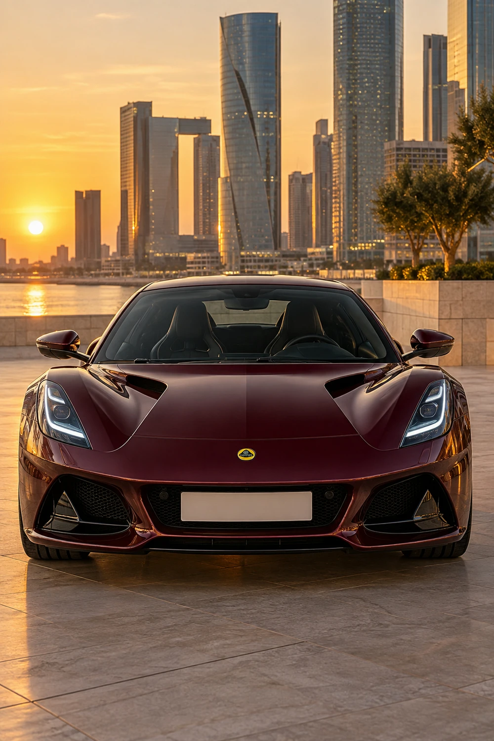 АВТО 1006937 Lotus Emira бордовый Абу Даби