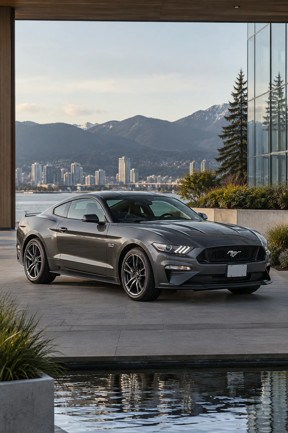 АВТО 1007406 Ford Mustang GT S550 графит Ванкувер