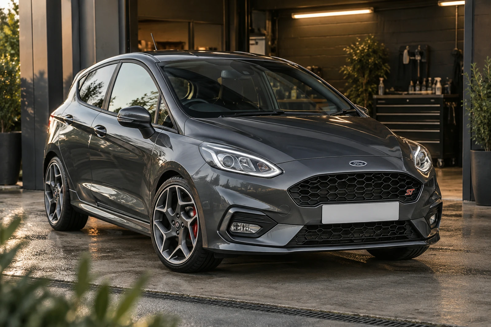 АВТО 1007972 Форд Фиеста ST графитовый Детейлинг