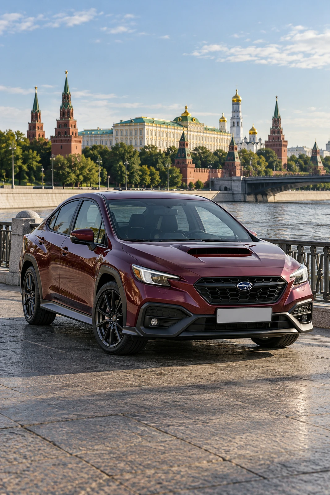 АВТО 1007919 Субару WRX бордовый Москва