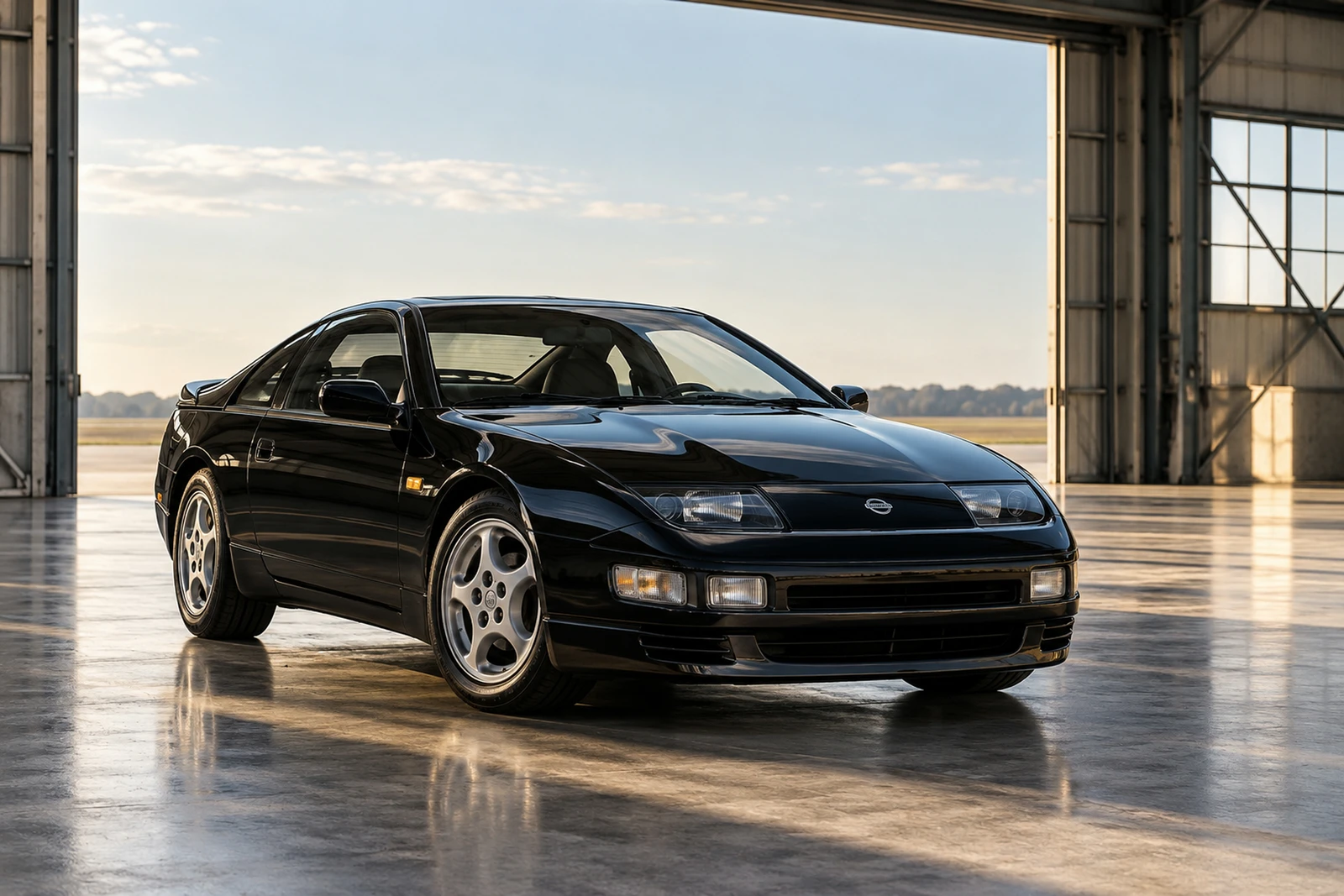 АВТО 1008344 Ниссан 300ZX Чёрный Луч солнца