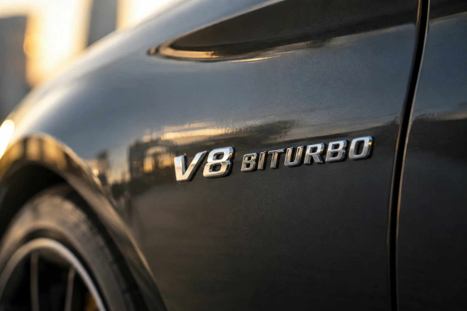 АВТО 1008184 Мерседес AMG Шильдик V8 BITURBO