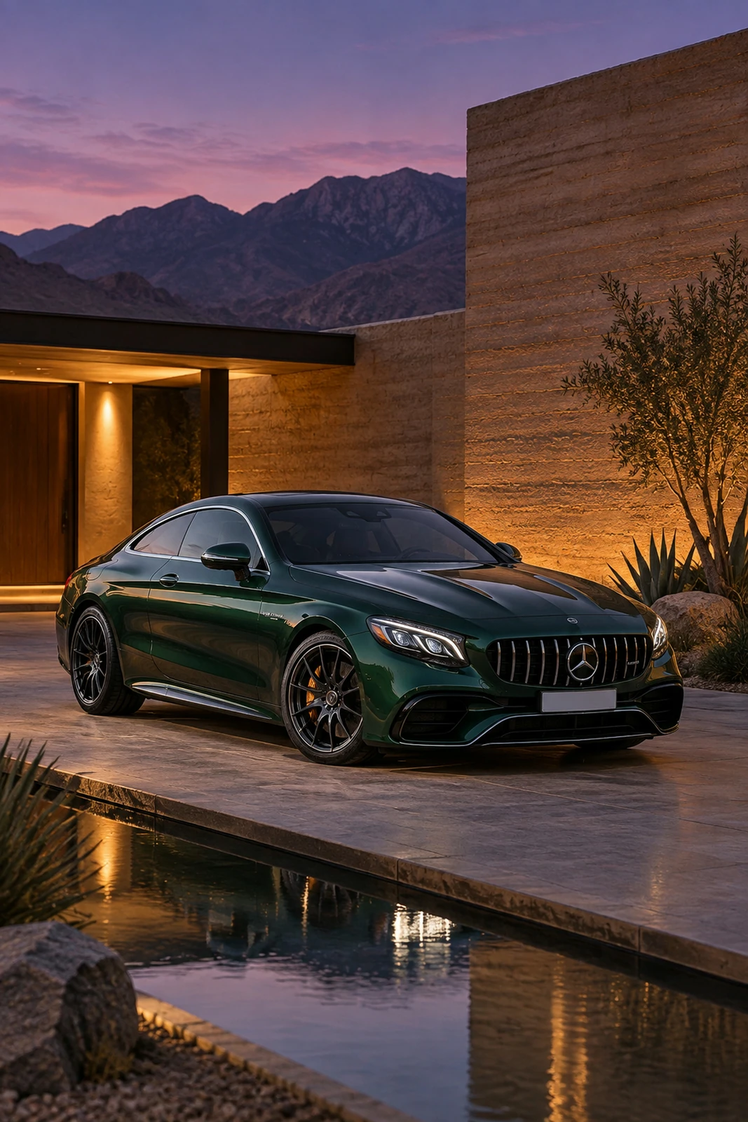АВТО 1007759 Мерседес-AMG-S63-Coupe-пустынная-резиденция