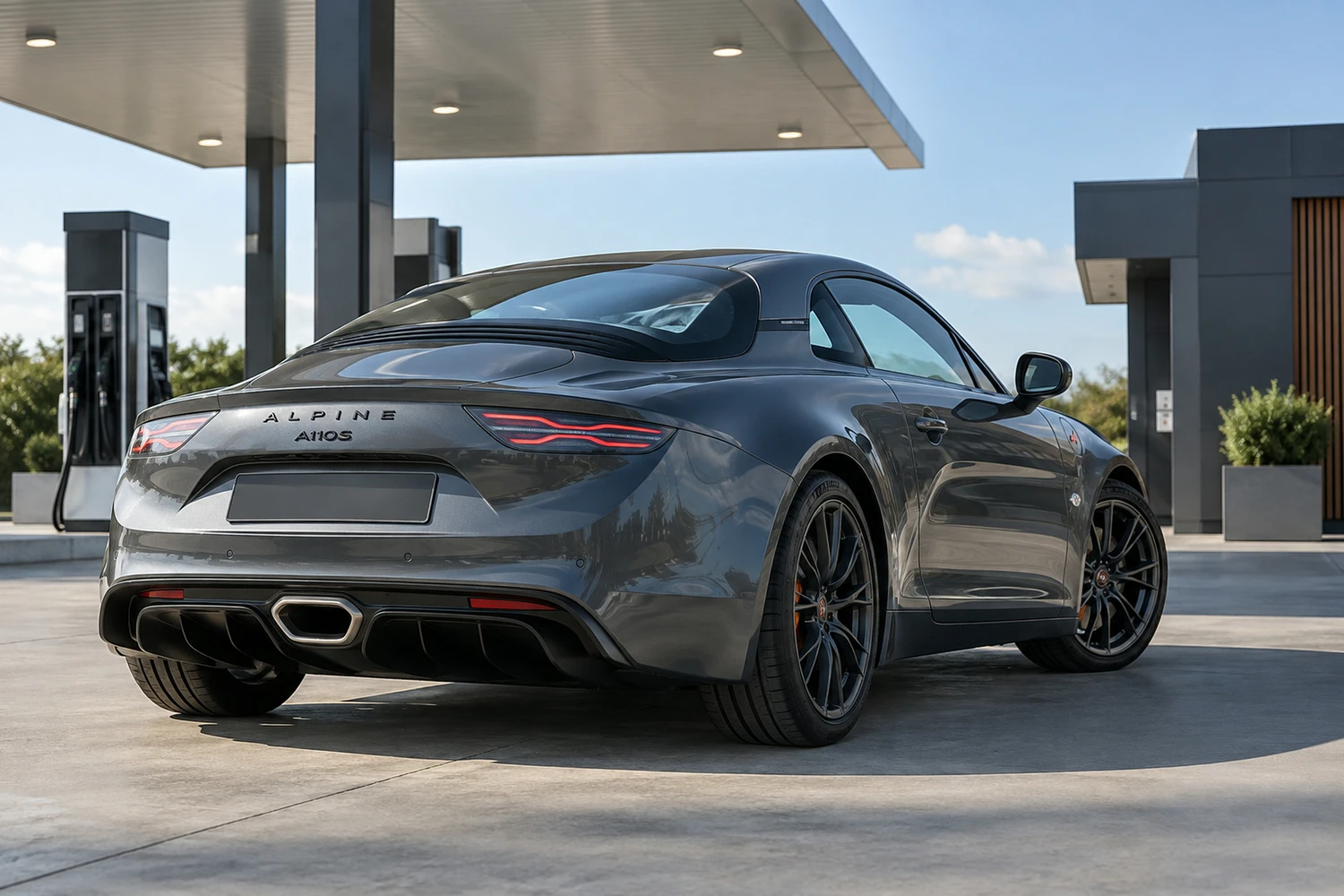 АВТО 1006836 Alpine A110S графитовый АЗС с круглым светом