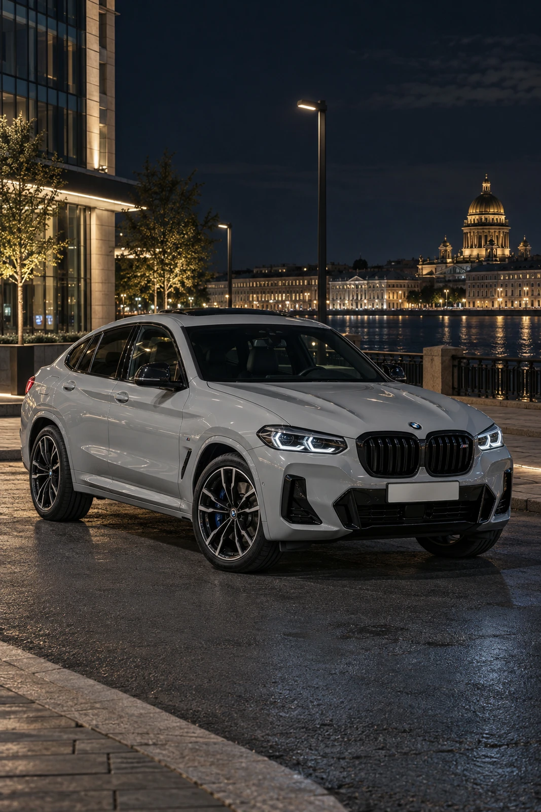 АВТО 1007963 БМВ X4 светло-серый Петербург
