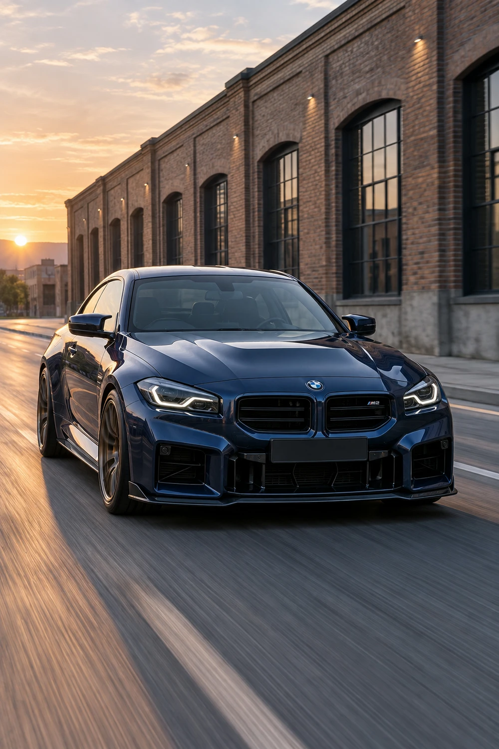 АВТО 1006743 BMW M2 G87 сапфировый кирпичный проезд