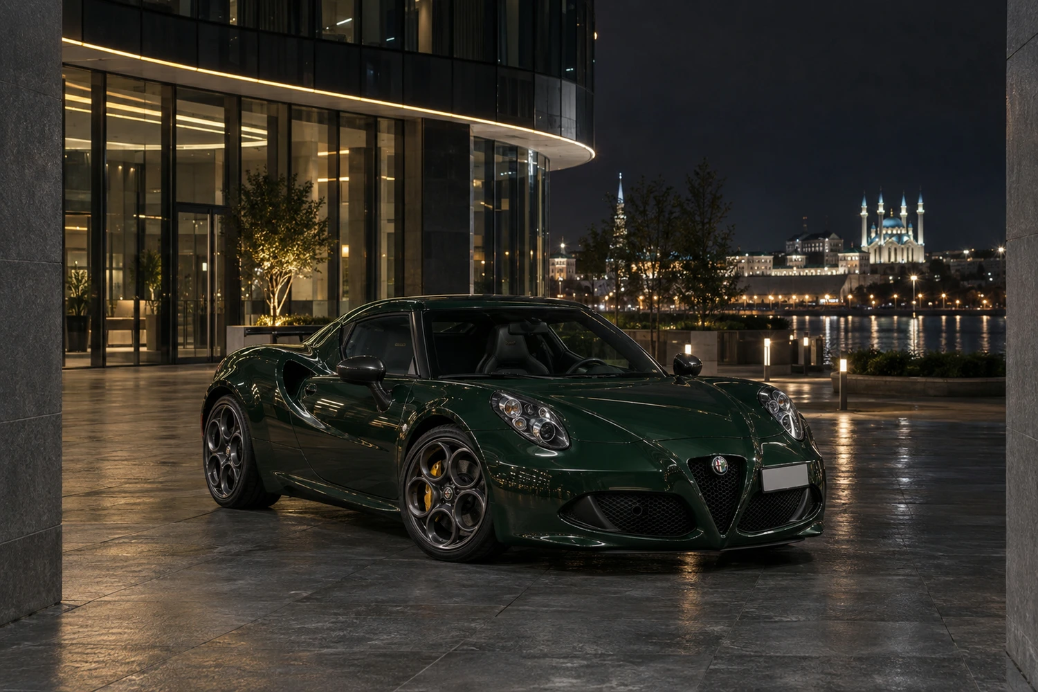 АВТО 1007414 Alfa Romeo 4C зелёный Казань
