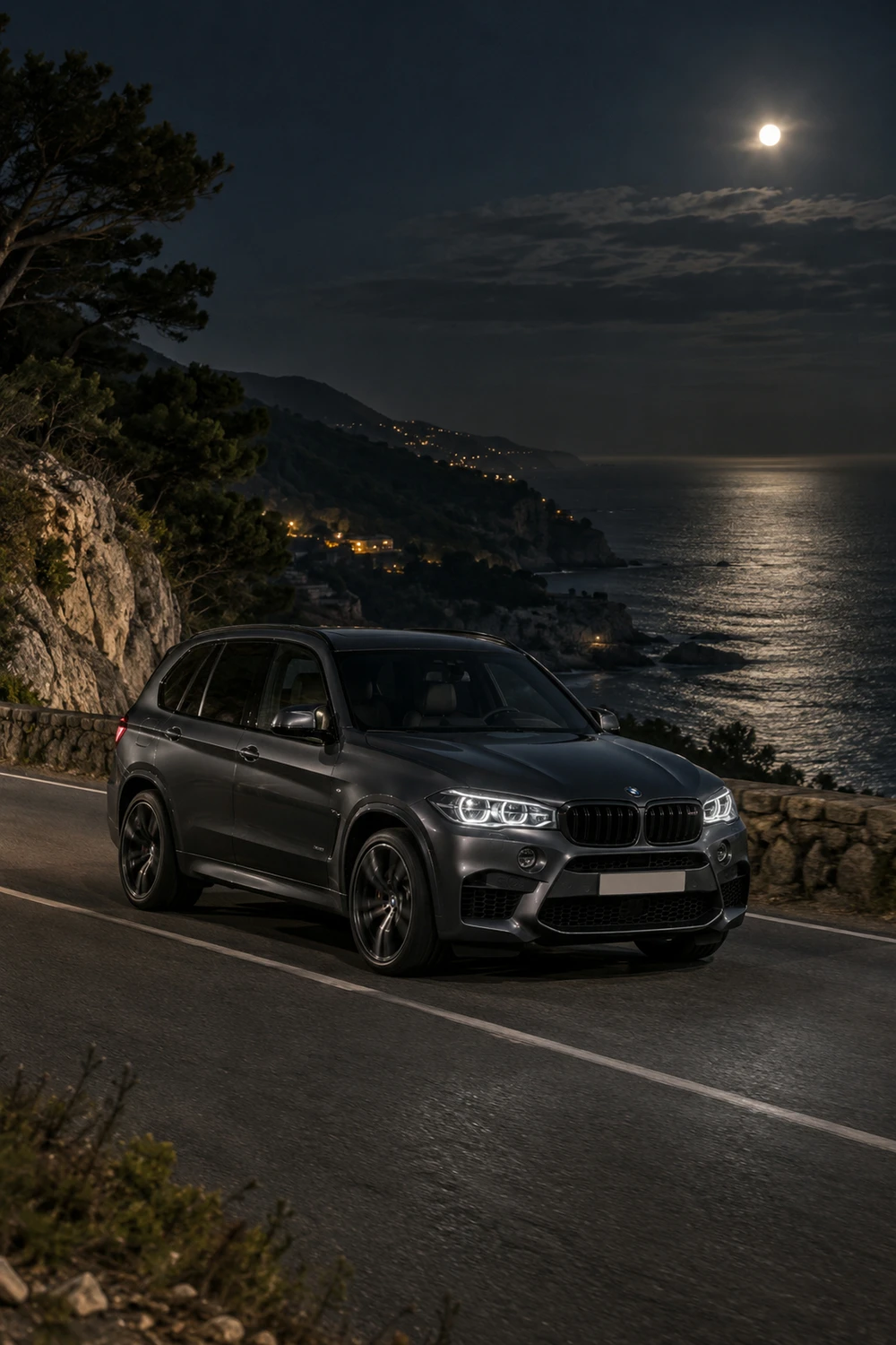 АВТО 1007364 BMW X5 F15 графит прибрежная дорога