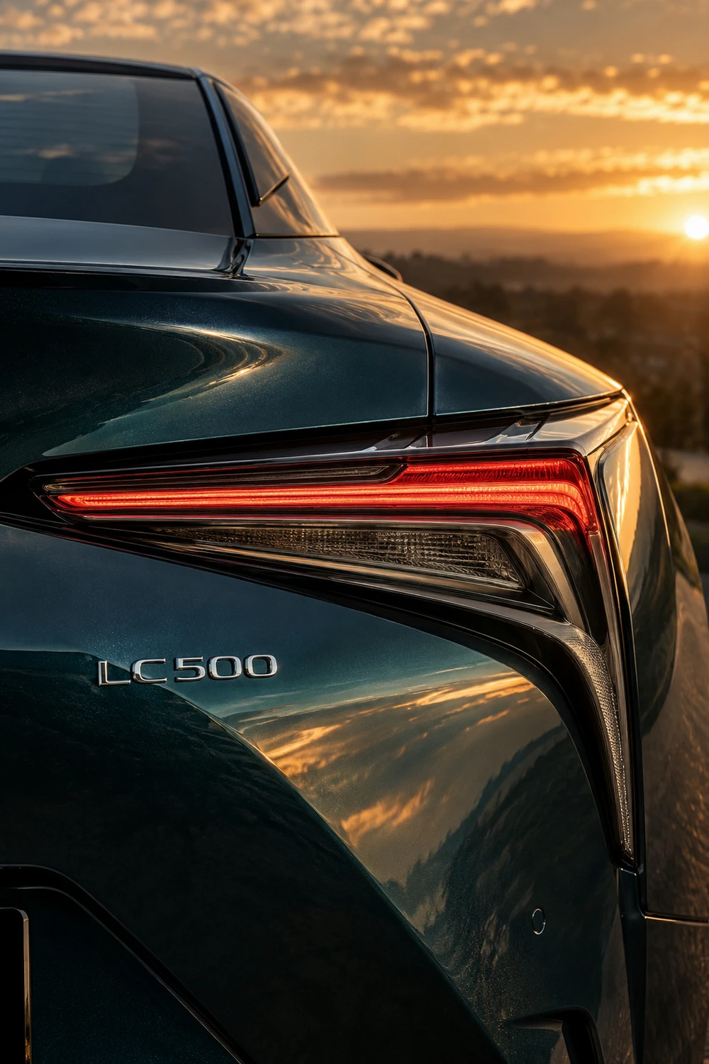 АВТО 1006837 Lexus LC500 бирюзовый глубина фонаря