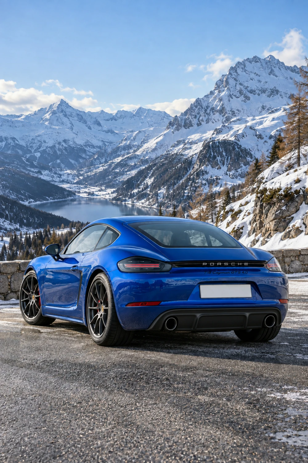 АВТО 1007255 Porsche 718 Cayman GTS синий снежный перевал