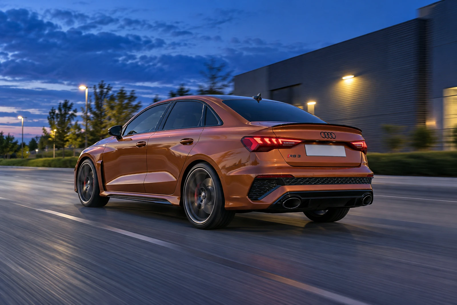 АВТО 1007898 Ауди RS3 медный Индустриальная дорога