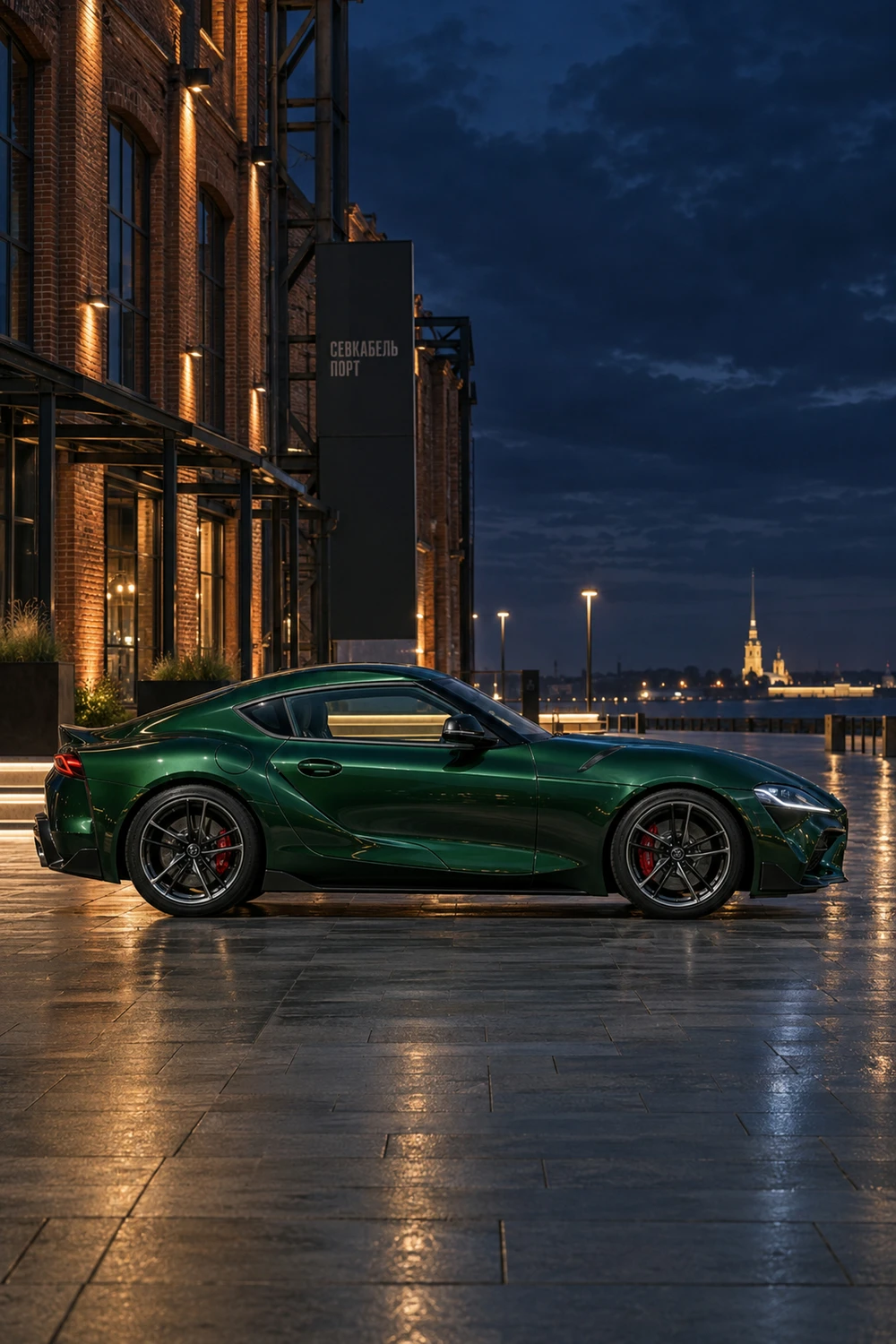 АВТО 1007132 Toyota GR Supra A90 зелёный Санкт Петербург