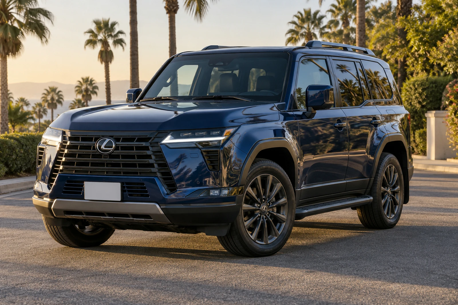 АВТО 1007904 Лексус LX600 синий Ницца