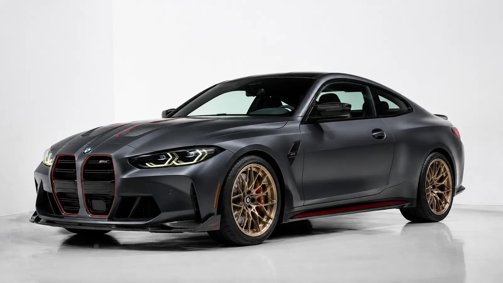 АВТО 1001783 графитовый BMW M4 CSL в студии