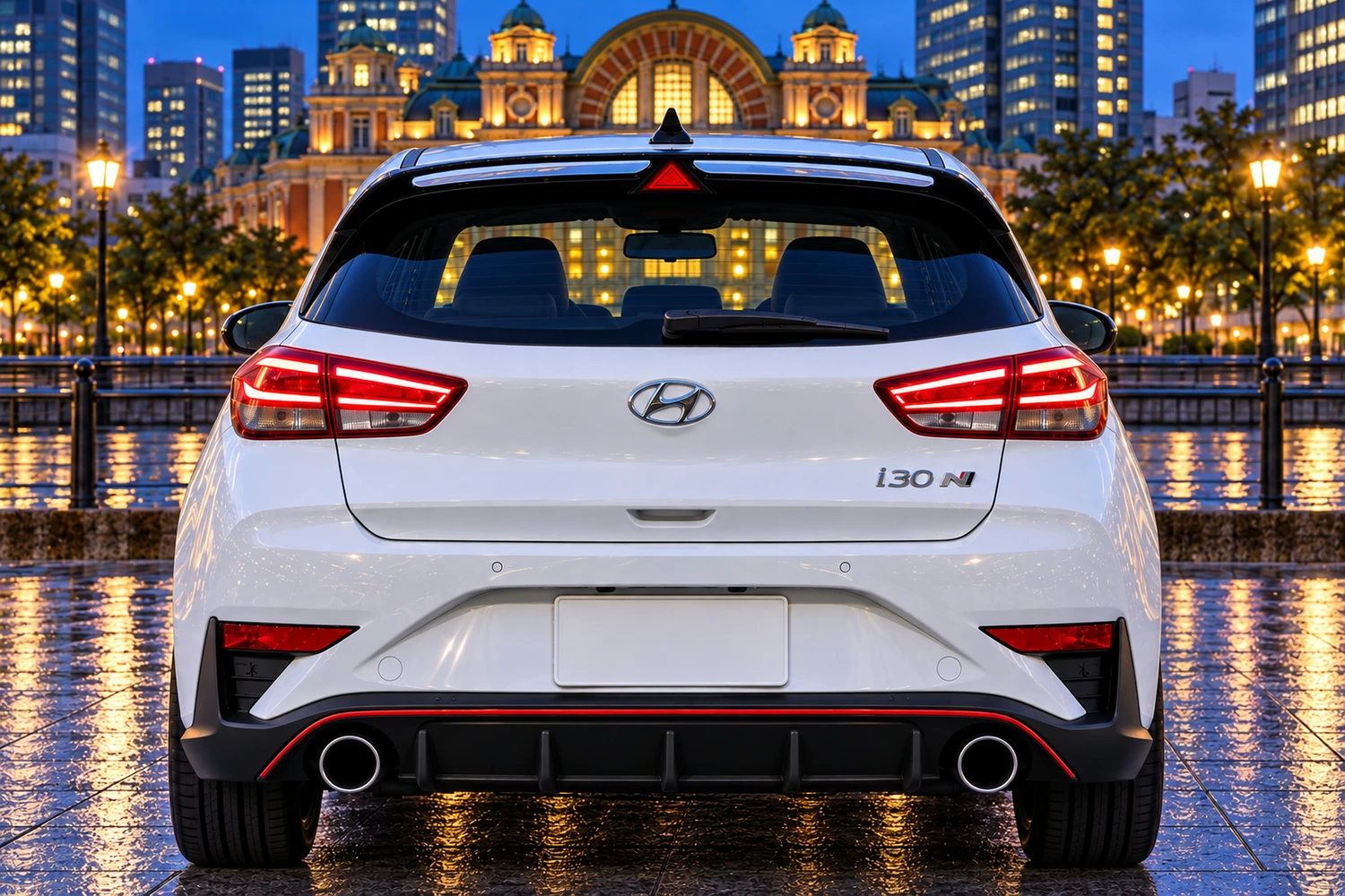 АВТО 1007106 Hyundai i30N жемчужный белый Осака