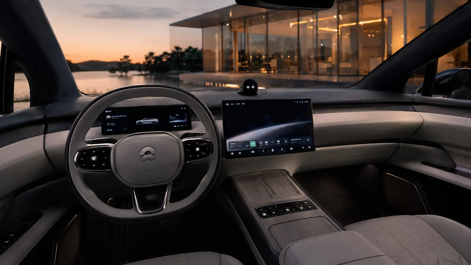 АВТО 1002779 салон NIO ET9 с современной панелью